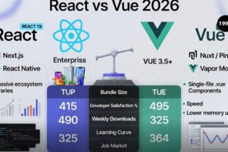 React vs Vue 2026