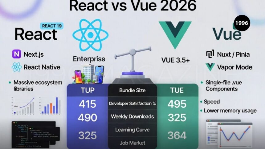 React vs Vue 2026