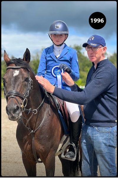 Lilly Aspell With Father Paddy Aspell
