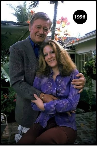 John Wayne With Daughter