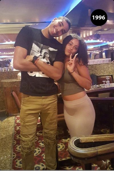 With NBA player Jayson Tatum