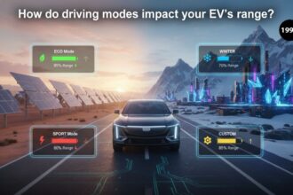 do the driving modes in cadillac lyriq offer different ranges or battery usages